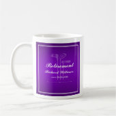 Classic Retirement Golf Thema Paarse Wit Koffiemok (Links)