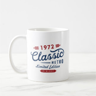 Classic Retro 1972 Limited Edition T-Shirt Trucker Koffiemok