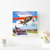 CLASSIC RETRO AVIATION from the 1920's Vierkante Klok (Huis)