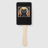 Classic Retro Black Cat Halloween T-Shirt Classic  Handwaaier (Voorkant)