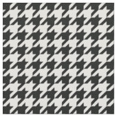 CLASSIC RETRO BLACK & WHITE HOUNDSTOTH PATROON STOF (Close Up)
