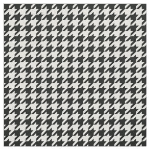 CLASSIC RETRO BLACK & WHITE HOUNDSTOTH PATROON STOF