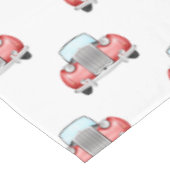 Classic Retro Cars  Aquarelpatroon Tafelkleed (Gekanteld)