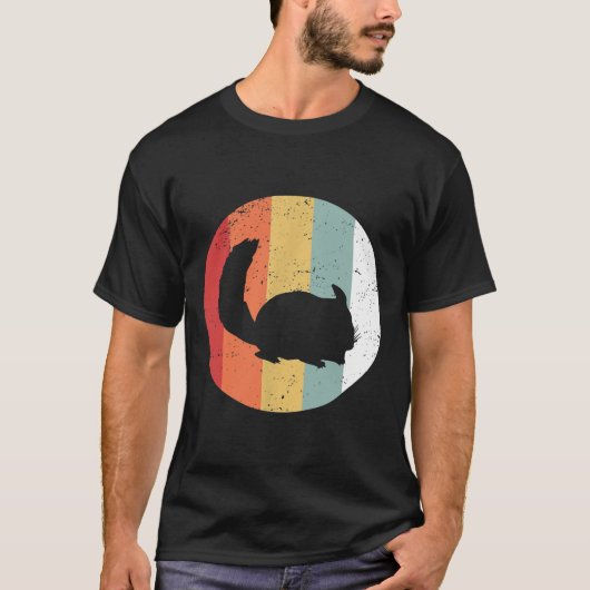 Classic Retro Chinchilla T T-shirt (Voorkant)
