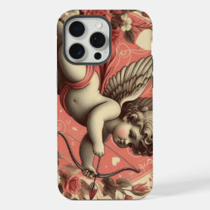 Classic//Retro Cupido Valentijnsdag iPhone 15 Pro Max Case