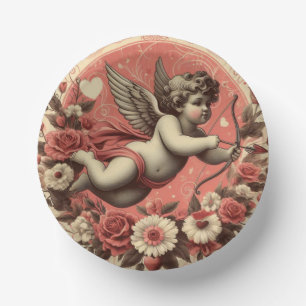Classic//Retro Cupido Valentijnsdag Papieren Kommen