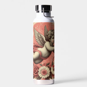 Classic//Retro Cupido Valentijnsdag Waterfles