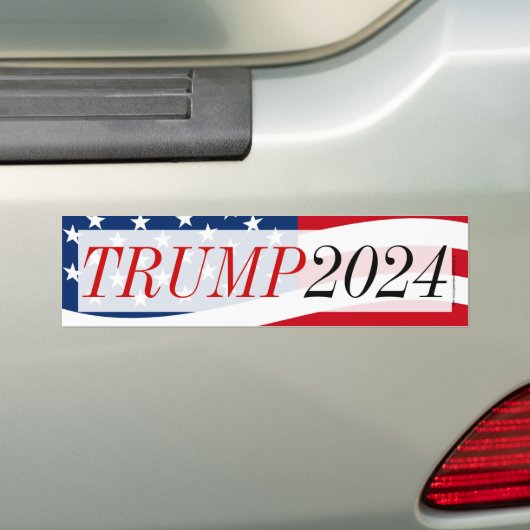Classic Retro Donald Trump Bumpersticker (Op auto)