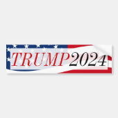 Classic Retro Donald Trump Bumpersticker (Voorkant)