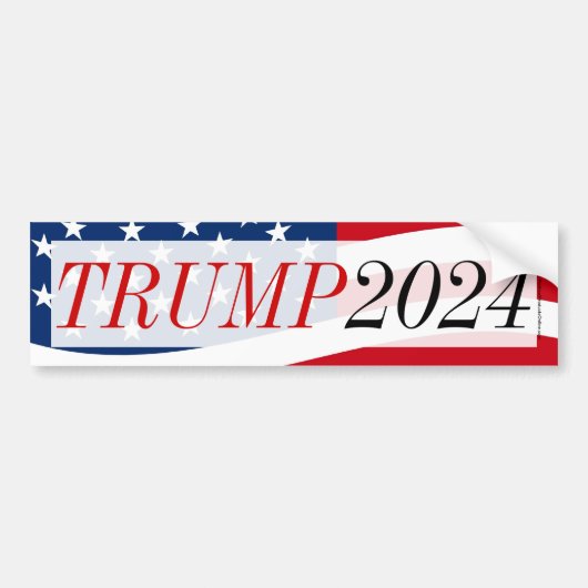 Classic Retro Donald Trump Bumpersticker (Voorkant)