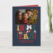 Classic Retro Fun Retro Christmas Photos Feestdagen Kaart (Voorkant)