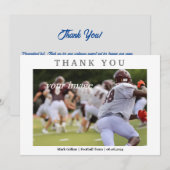 Classic Retro  handschrift bedankje Bedankkaart (Voorkant / Achterkant)