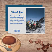 Classic Retro  handschrift bedankje Bedankkaart