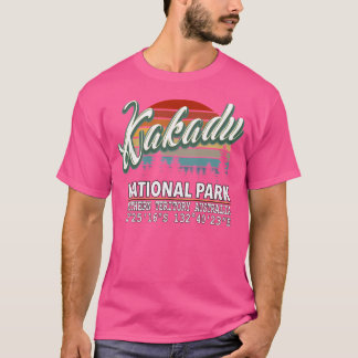 Classic Retro Kleur Kakadu Nationaal Park W T-shirt