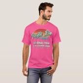 Classic Retro Kleur Pacific Rim National P T-shirt (Voorkant volledig)