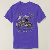Classic Retro Motorcycle Race met de wind T-shirt (Design voorkant)