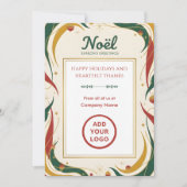 Classic Retro Noël | Branding Suite Edition Feestdagenkaart (Voorkant)