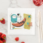 Classic Retro Redux Paper Napkin Servet (Insitu)