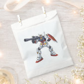 Classic Retro RX-78-2 Gundam Mecha Anime Illustrat Bedankzakje (Geknipt)