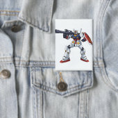 Classic Retro RX-78-2 Gundam Mecha Anime Illustrat Button (Insitu)