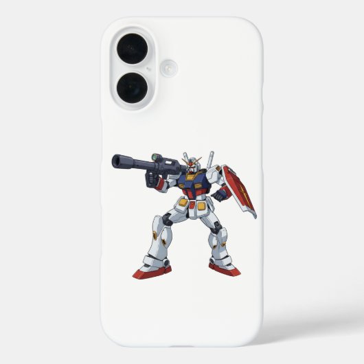 Classic Retro RX-78-2 Gundam Mecha Anime Illustrat Case-Mate iPhone Case (Achterkant)
