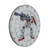 Classic Retro RX-78-2 Gundam Mecha Anime Illustrat Dartbord (Voorkant Links)