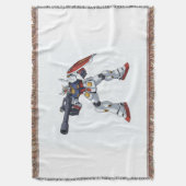 Classic Retro RX-78-2 Gundam Mecha Anime Illustrat Deken (Voorkant Verticaal)