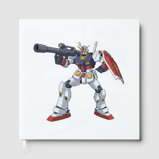 Classic Retro RX-78-2 Gundam Mecha Anime Illustrat Gastenboek