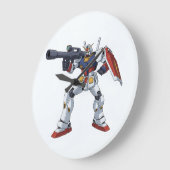 Classic Retro RX-78-2 Gundam Mecha Anime Illustrat Grote Klok (Hoek)
