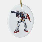 Classic Retro RX-78-2 Gundam Mecha Anime Illustrat Keramisch Ornament (Rechts)