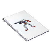 Classic Retro RX-78-2 Gundam Mecha Anime Illustrat Notitieboek (Rechterzijde)
