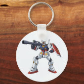 Classic Retro RX-78-2 Gundam Mecha Anime Illustrat Sleutelhanger (Voorkant)