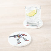 Classic Retro RX-78-2 Gundam Mecha Anime Illustrat Zandsteen Onderzetter (Zijkant)