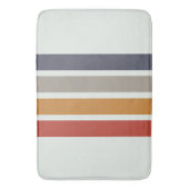 Classic Retro Stripes Shower Curtain Badmat (Voorkant Verticaal)