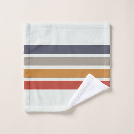 Classic Retro Stripes Shower Curtain Washandje (Wasdoekje)