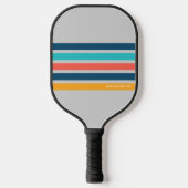 Classic Retro Stripes - Speciaal uitgelicht Pickleball Paddle (Voorkant)