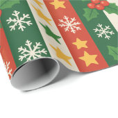 Classic Retro vakantie  grillig Cadeaupapier (Rol Hoek)