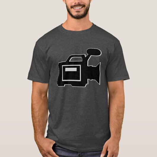 CLASSIC RETRO VIDEO CAMERA T-SHIRT (Voorkant)