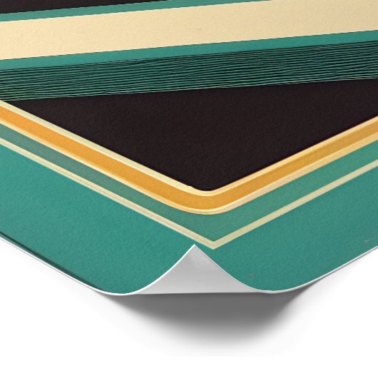 Classic retro vintage auto poster (Hoek)