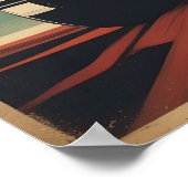 Classic retro vintage auto poster (Hoek)