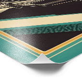 Classic retro vintage auto poster (Hoek)