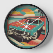 Classic retro vintage auto poster (Voorkant)