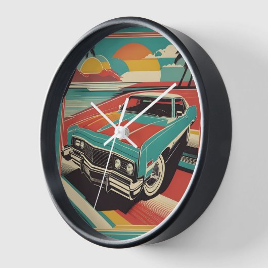 Classic retro vintage auto poster (Hoek)