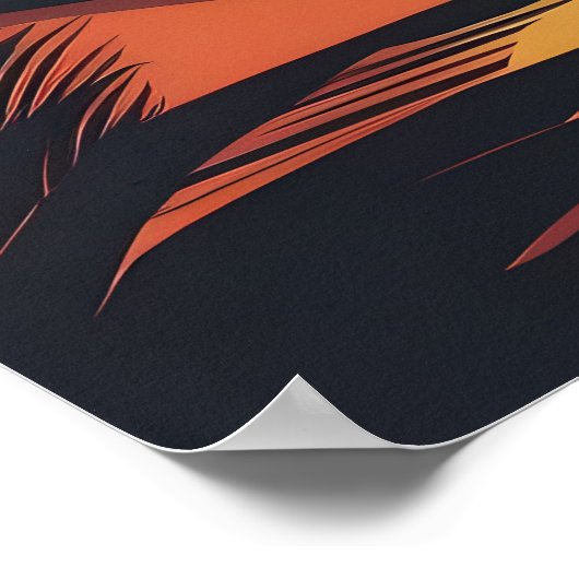 Classic retro vintage auto poster (Hoek)