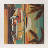 Classic retro vintage auto poster legpuzzel (Horizontaal)