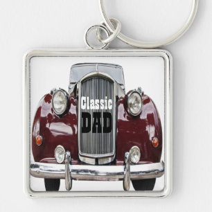 Classic Retro Vintage Car Persoonlijke cadeautjes Sleutelhanger