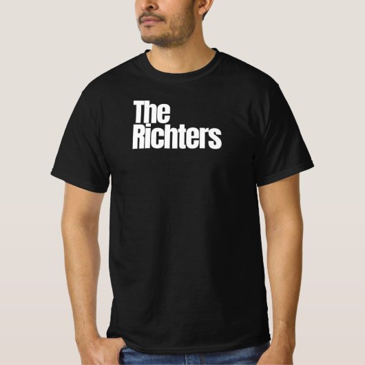Classic Richter (zwart) T-shirt (Voorkant)