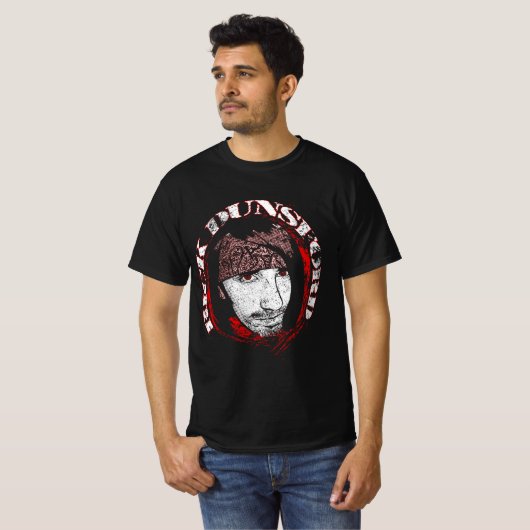 Classic Rick Dunsford Face T-Shirt (Voorkant volledig)