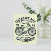 Classic Ride Bicycle Legendary Bike Craftsmanship Briefkaart (Staand voorkant)
