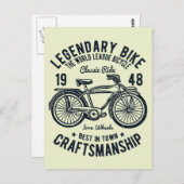 Classic Ride Bicycle Legendary Bike Craftsmanship Briefkaart (Voorkant / Achterkant)